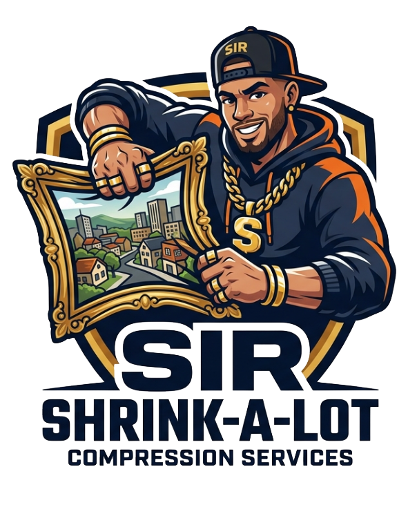 Sir Shrink-a-Lot Compression Services logo